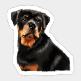 Rottweiler Dog, Dog Lover Sticker